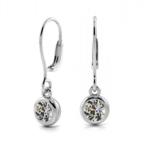 Rayonnant Brillant Boucles d'Oreilles 0,75 carats – vue principale