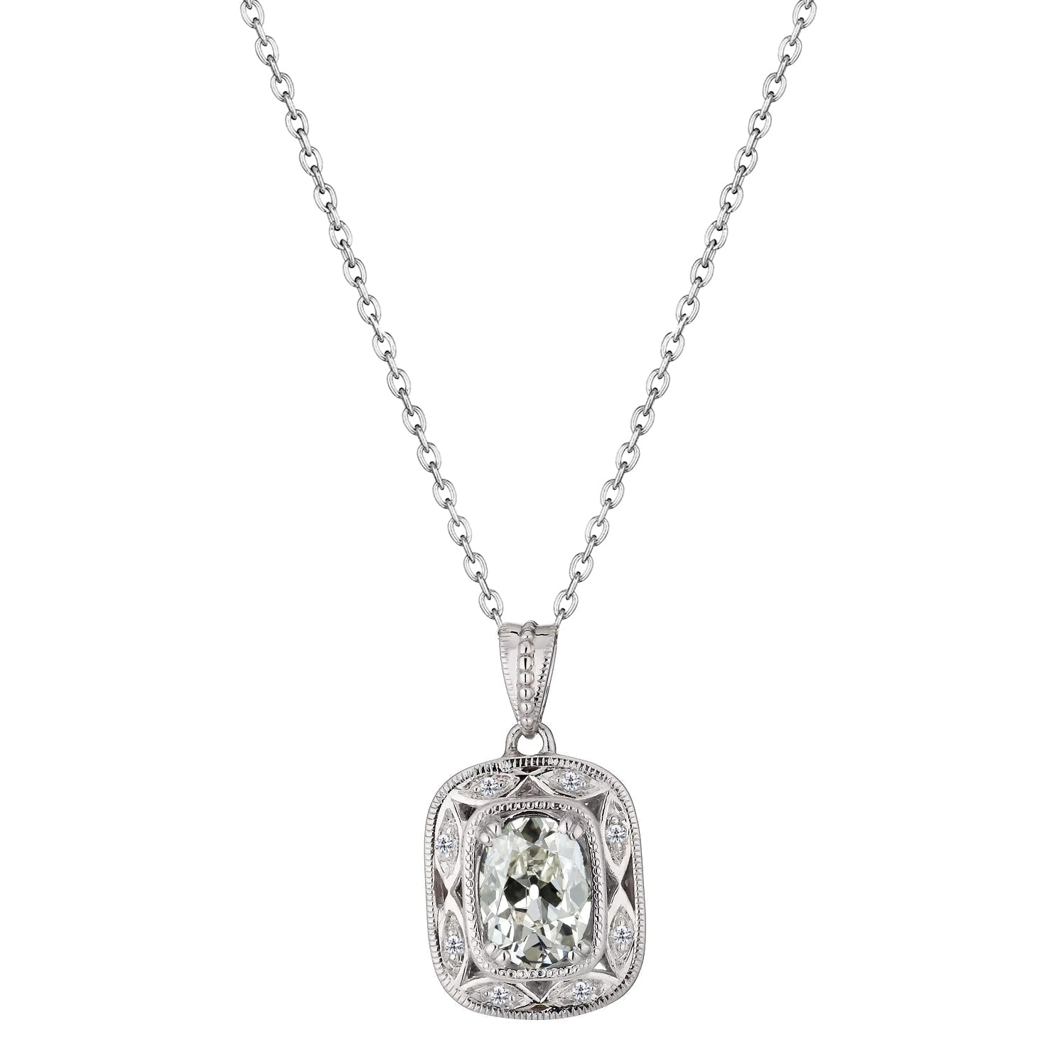 Étincelant Pendentif 2 carats – vue principale