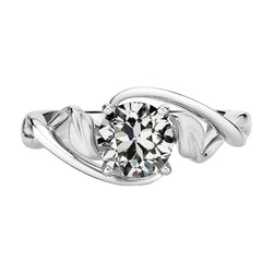 Brillant Bague Mono-Pierre 2 carats – Or Blanc 14 Carats