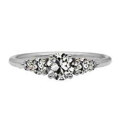 Taille Old Mine Brillant Bague de Demande 1,50 carats – Or Blanc