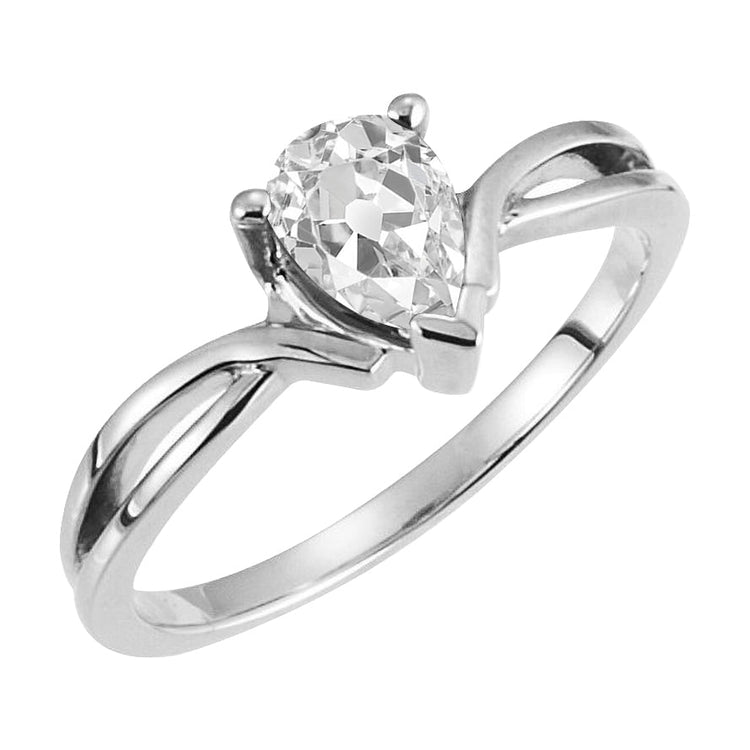 Fait à la main Bague Mono-Pierre 2 carats – vue principale