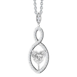Sophistiqué Pendentif – Diamant 3 carats – HarryChadEnt