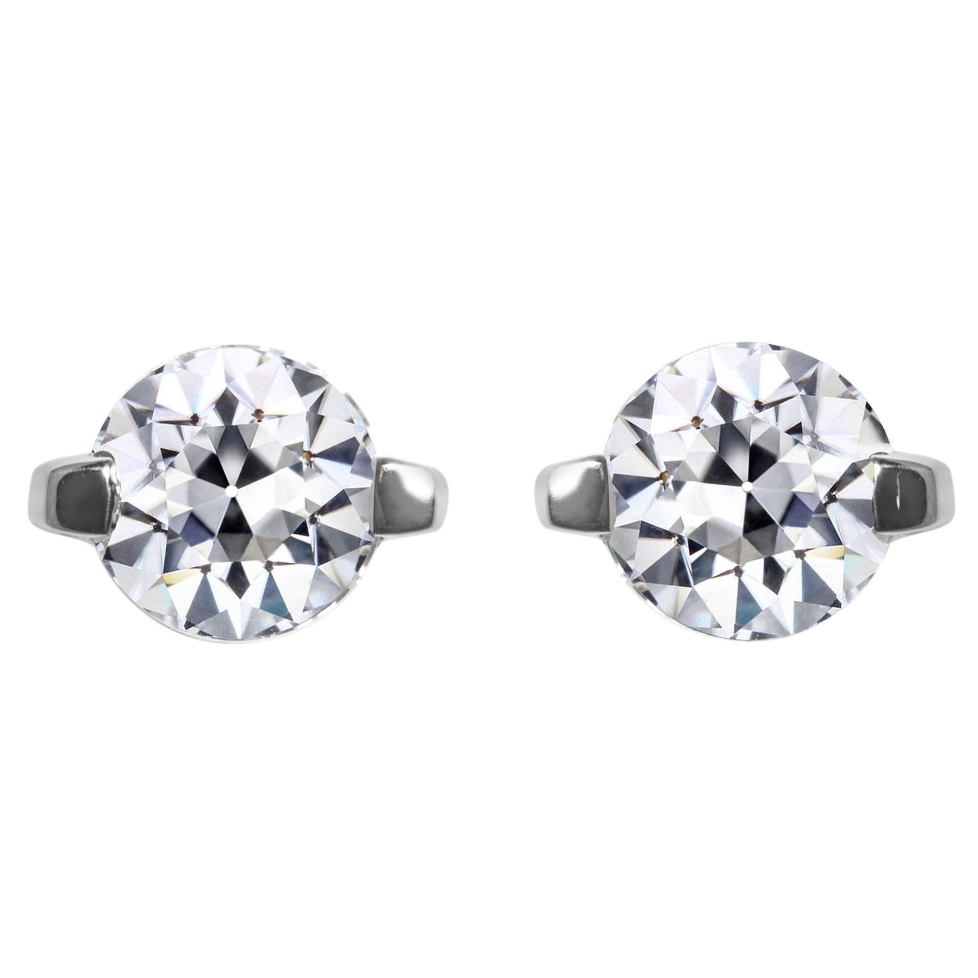 Sophistiqué Diamant Fin Boucles d'Oreilles 2,50 carats – vue principale