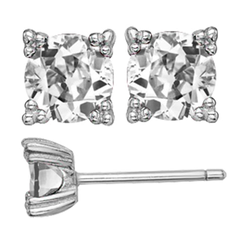 Fait à la main Diamant Fin Puces d'Oreilles 4 carats – vue principale