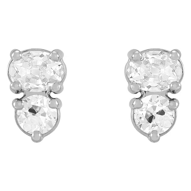 Fait à la main Diamant Pendants d'Oreilles 7 carats – vue principale
