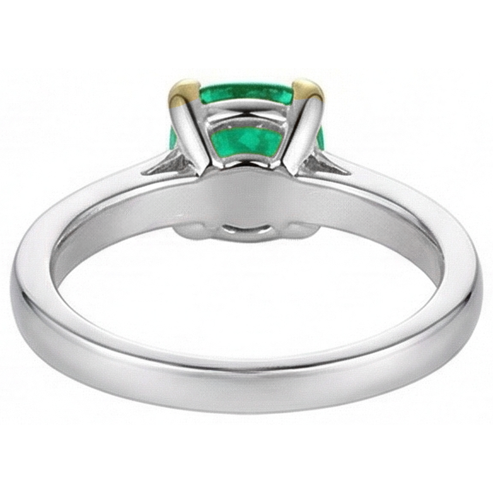 Raffiné Bague avec Gemme 3 carats – vue de dessus