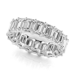 Eternity Band Or Blanc 14 Carats avec Diamant – 9 carats