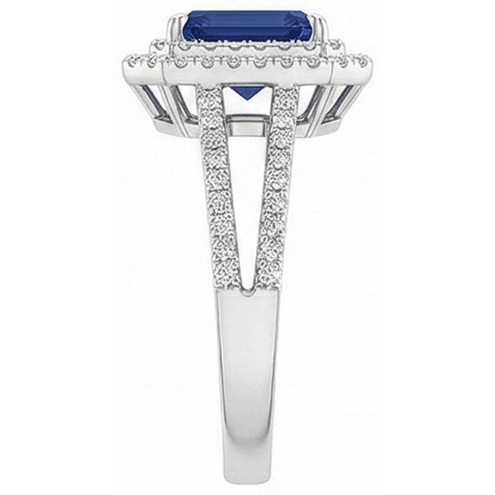 naturel diamant 3carats bague vue de dessus
