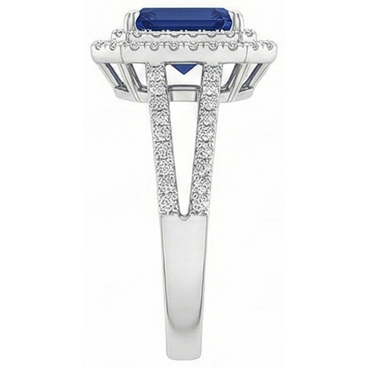 naturel diamant 3carats bague vue de dessus