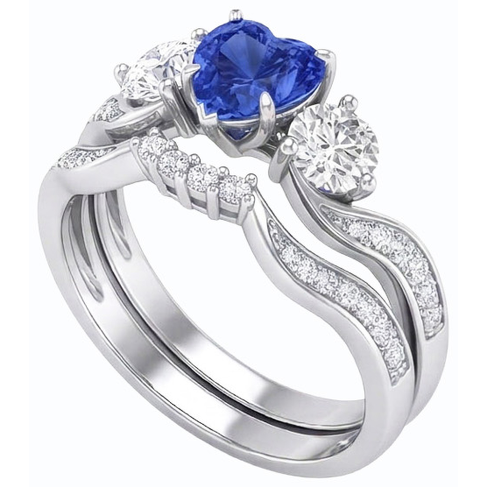 naturel round diamant 3carats alliance vue de dessus