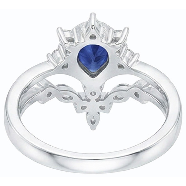 naturel marquise diamant 3carats alliance angle de côté