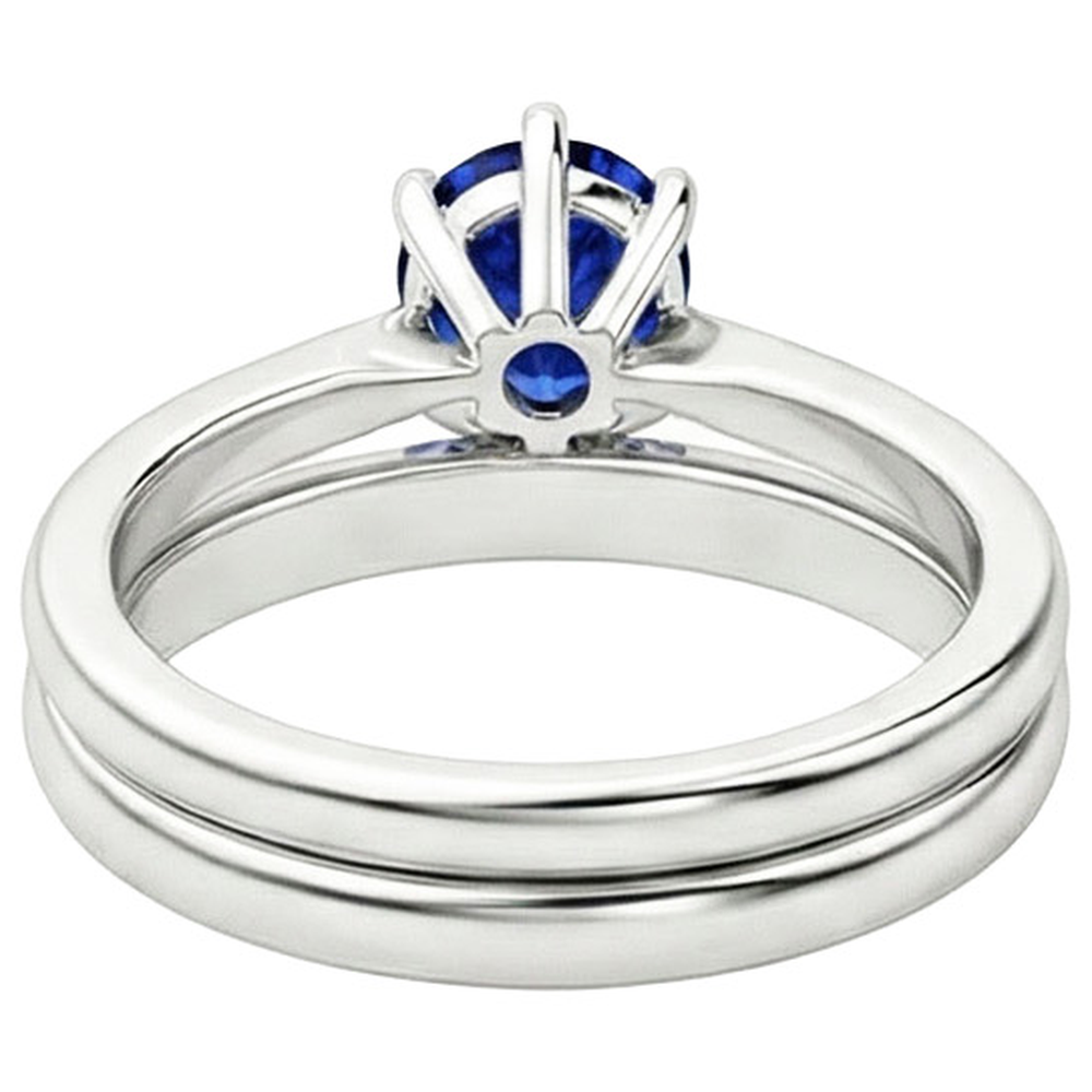 naturel pear saphir 2carats alliance détail rapproché