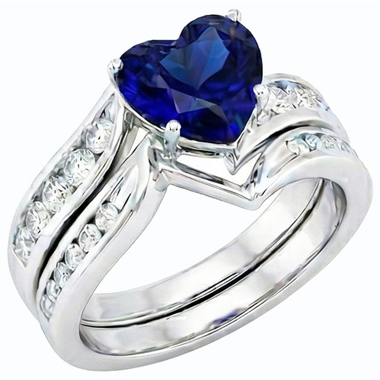 naturel round diamant 3.50carats bague angle de côté