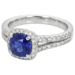Bague Saphir Naturel 3.20 Carats