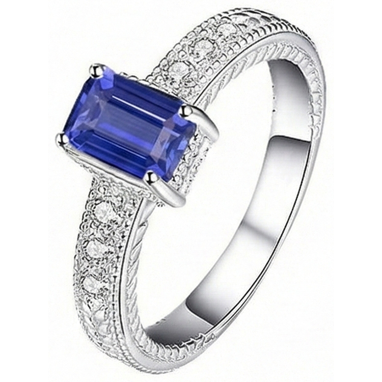 naturel diamant 2.50carats bague angle de côté