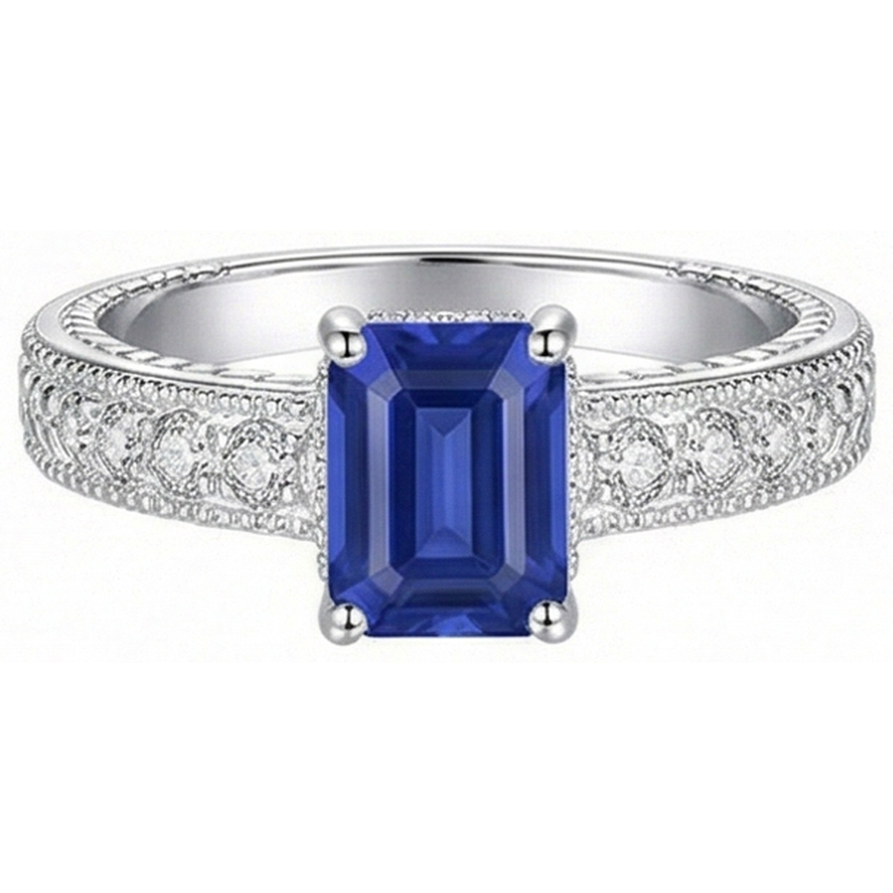 naturel diamant 2.50carats bague vue de face