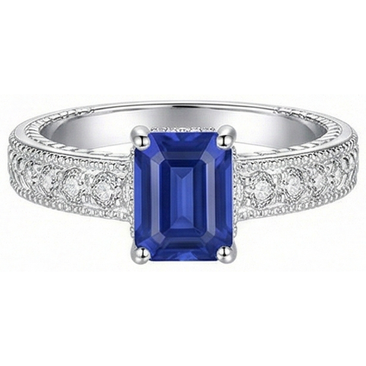 naturel diamant 2.50carats bague vue de face