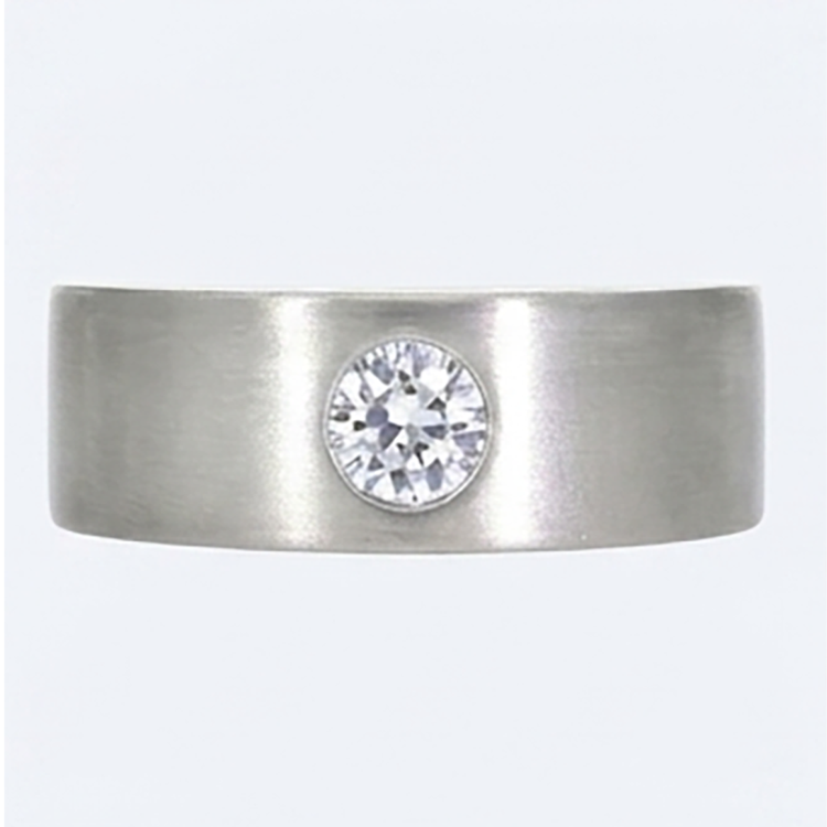 Euro Jarret Hommes Bague Gitane Flush Diamant