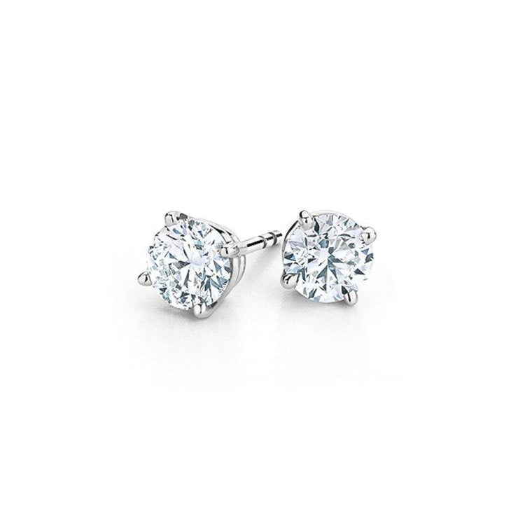 F Vs1 Prong Set 1.50 Carats Naturel Diamants Femmes Boucles D'oreilles Or 14K