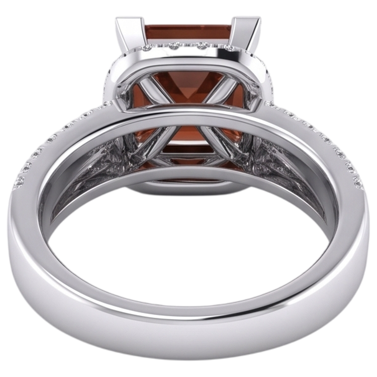 Femmes Rouge Rubis Princesse Bague