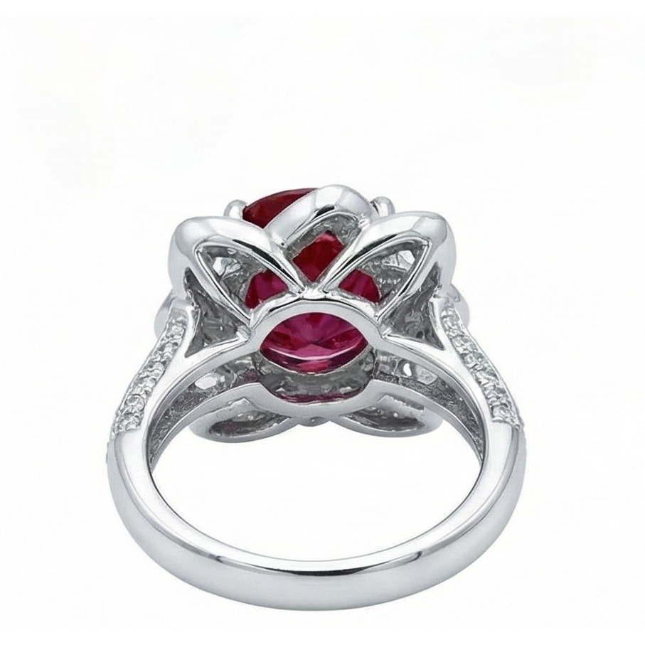naturel round diamant 2.51carats bague vue de dessus
