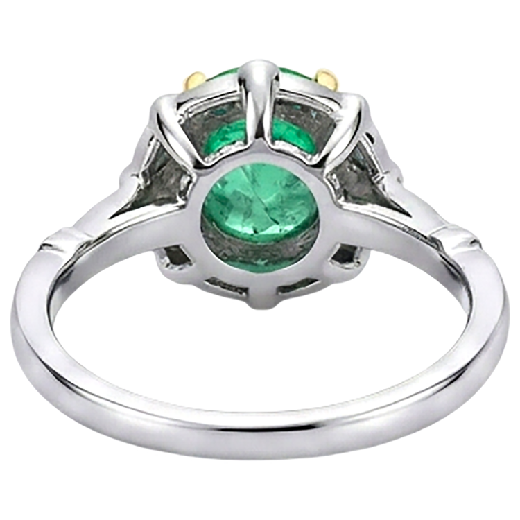 De luxe Bague Pierre Précieuse 2 carats – vue arrière