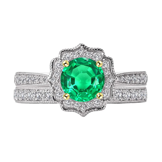 Élégant Bague avec Gemme 2 carats – vue principale