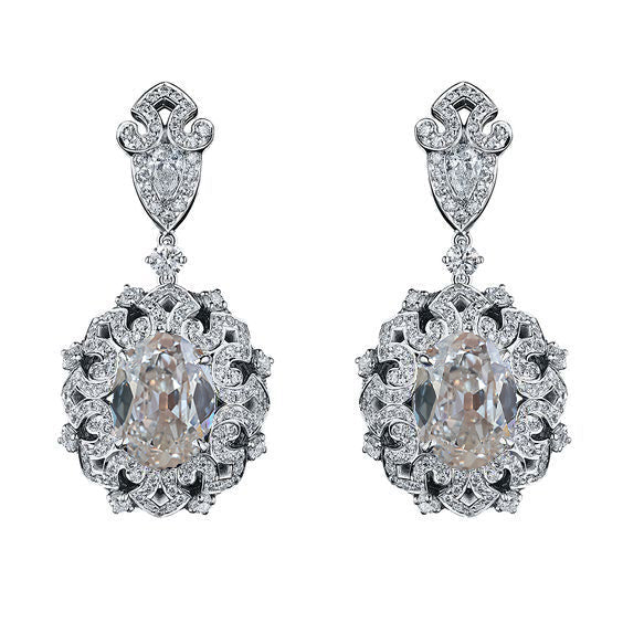 Joaillerie Fine Or Blanc 14 Carats avec Diamant Fin – vue principale