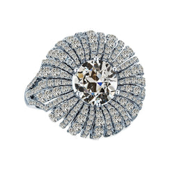 Diamant Fin Bague Sertie Halo fait main 2 carats – HarryChadEnt