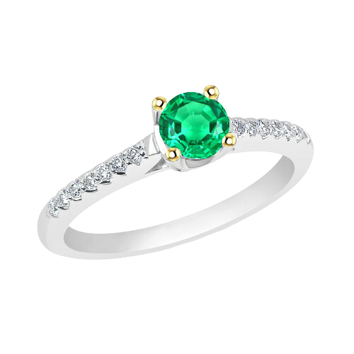 De luxe Bague avec Gemme 1 carats – vue principale