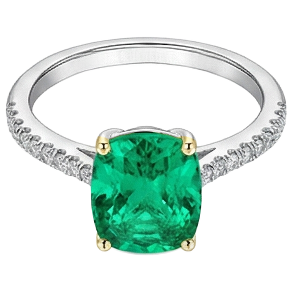 De luxe Bague Pierre Précieuse 2,50 carats – vue de profil