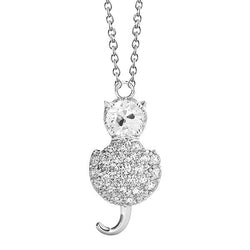 1 carats Diamant Fin Pendentif Goutte en Or 14K Blanc