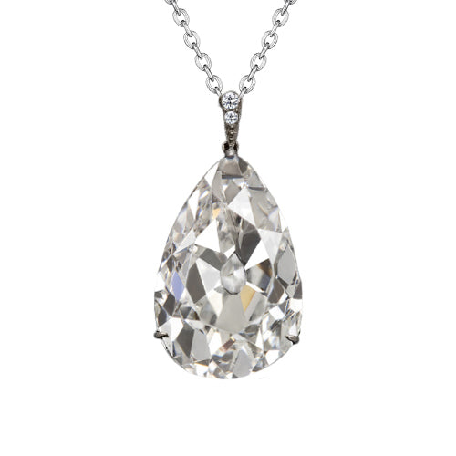 Diamant Fin Pendentif Goutte – vue principale