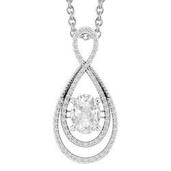 Haut de gamme Pendentif Goutte – Diamant Fin 2 carats par