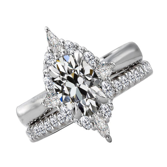 Artisanal Bague de Demande 4 carats – vue principale