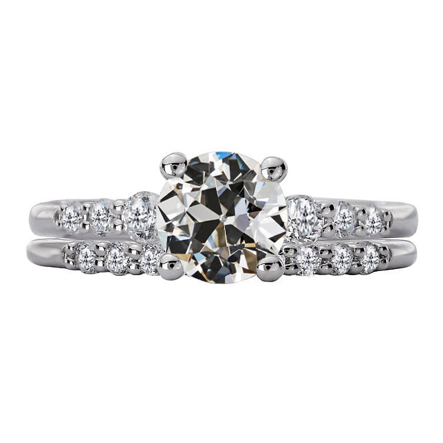 Raffiné Diamant Bague Nuptiale 2 carats – vue principale