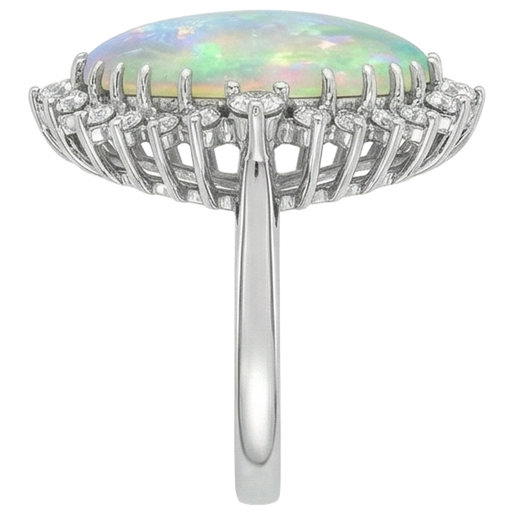 naturel round diamant 10.25carats bague détail rapproché