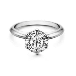 Grande Bague De Mariage Naturel Diamant Solitaire Etincelant De 2.50 Ct