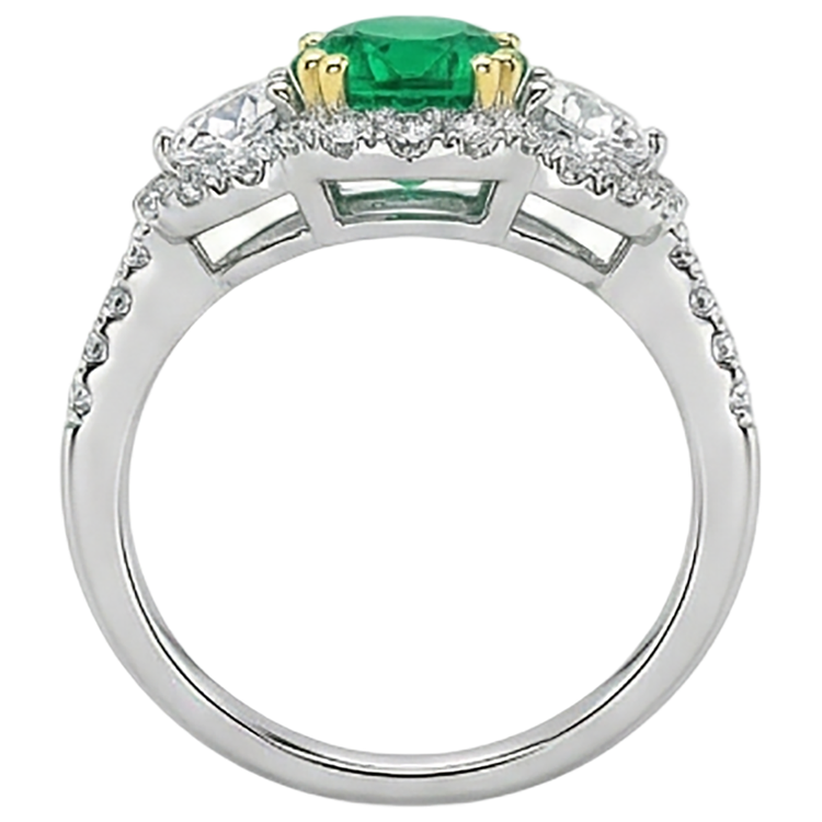 Premium Bague Pierre Précieuse 2,50 carats – vue de dessus