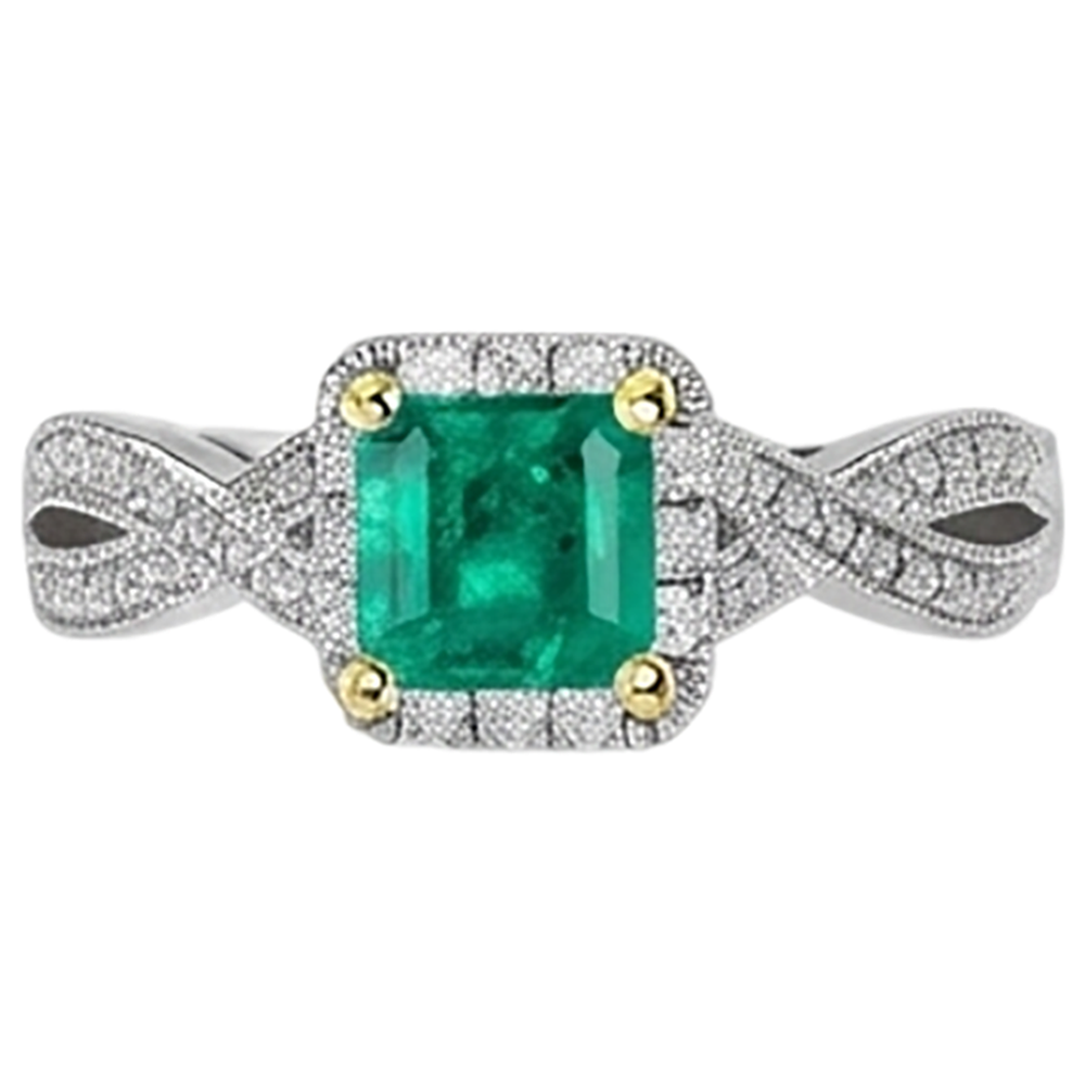 Sur mesure Bague Pierre Précieuse 2,50 carats – vue d'angle