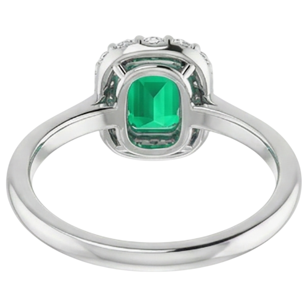 Étincelant Bague Pierre de Couleur 2 carats – vue détaillée