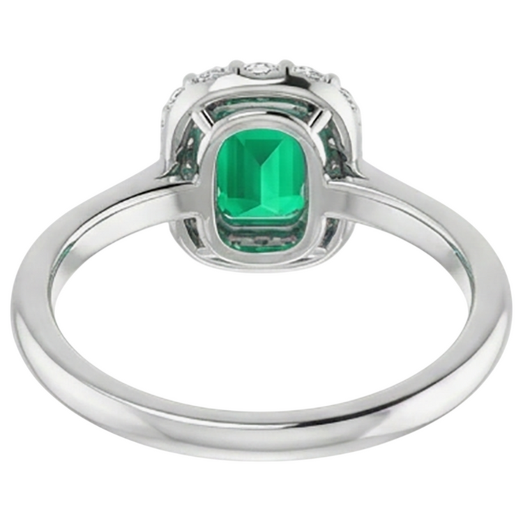 Étincelant Bague Pierre de Couleur 2 carats – vue détaillée