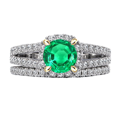 Émeraude Colombienne Bague Pierre de Couleur – Aigle 2,50 carats