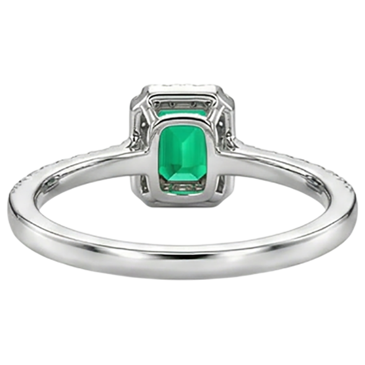 Chatoyant Bague avec Gemme 1,50 carats – vue de dessus