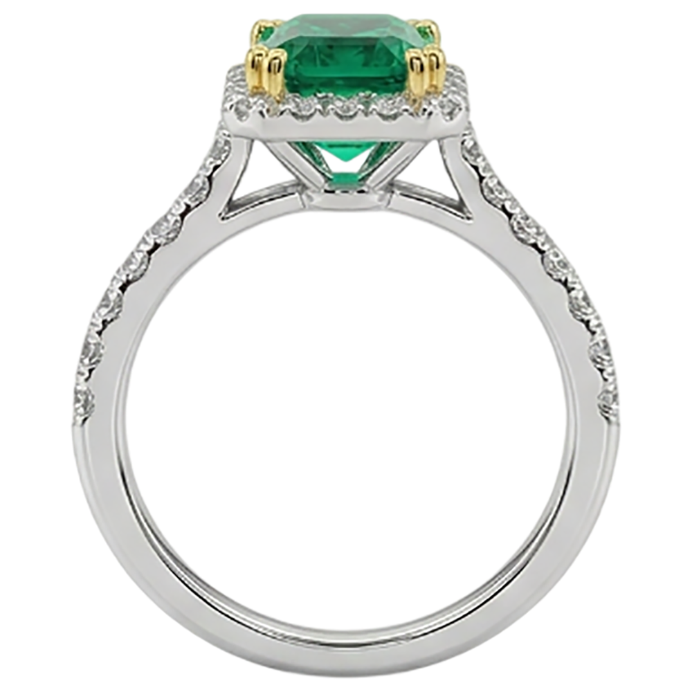 Exquis Bague Pierre Précieuse 2 carats – vue de profil