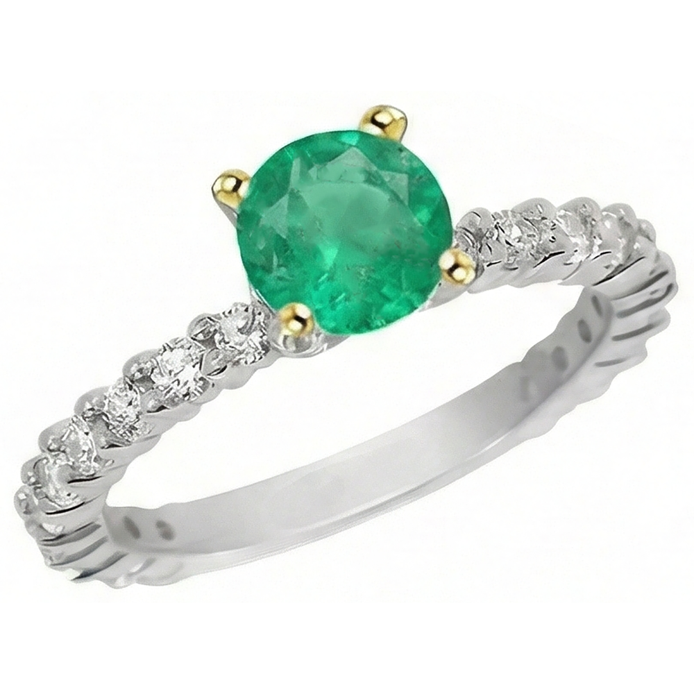 Fait à la main Bague Pierre de Couleur 2,50 carats – vue de face