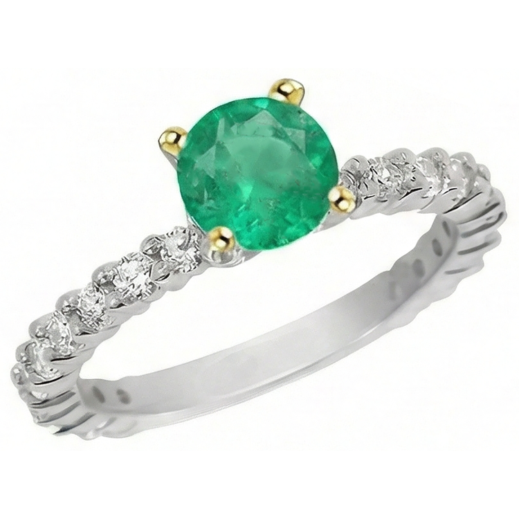 Fait à la main Bague Pierre de Couleur 2,50 carats – vue de face