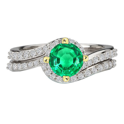 Émeraude Fine Bague Pierre Précieuse – Certifié GIA 2,50 carats