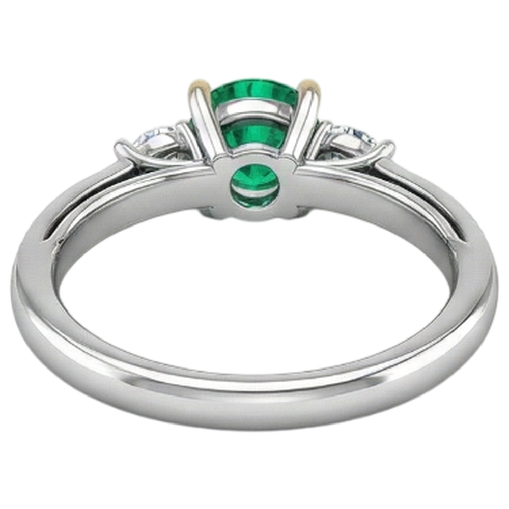 Étincelant Bague avec Gemme 2 carats – vue détaillée