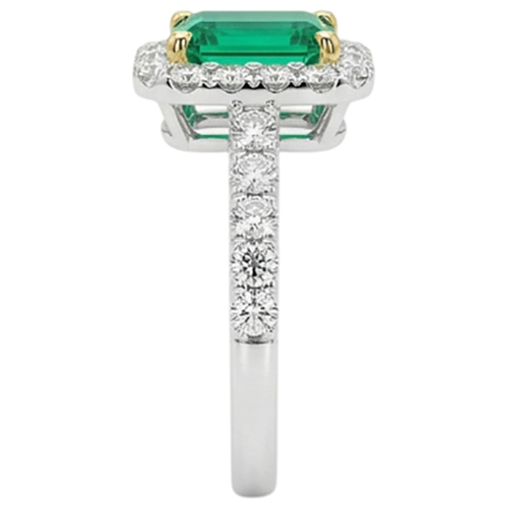 Éblouissant Bague Pierre Précieuse 2 carats – vue arrière